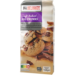 Delhaize | Biscuiti cu bucati de ciocolata 168g