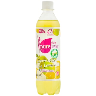 Pure Fruit | Apa carbogazificata cu aroma de mar verde si lamaie 0.5l