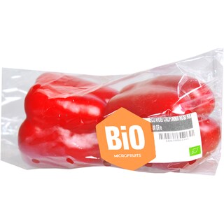 (produs ambalat) | Ardei rosu bio, import 400g