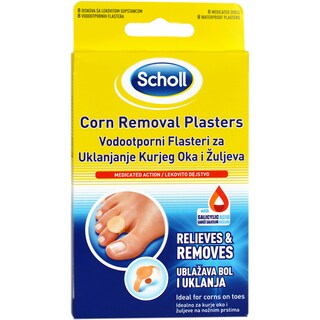 Scholl | Plasturi pentru indepartarea bataturilor, 8 bucati