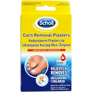 Scholl | Plasturi pentru indepartarea bataturilor, 8 bucati