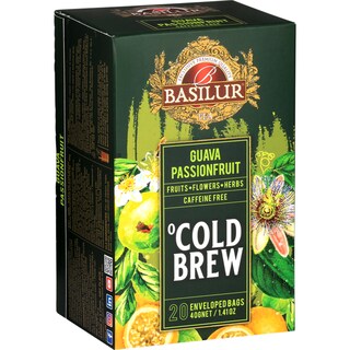 Basilur | Ceai Cold Brew Guava Passion Fruit, fara cafeina 20x2g