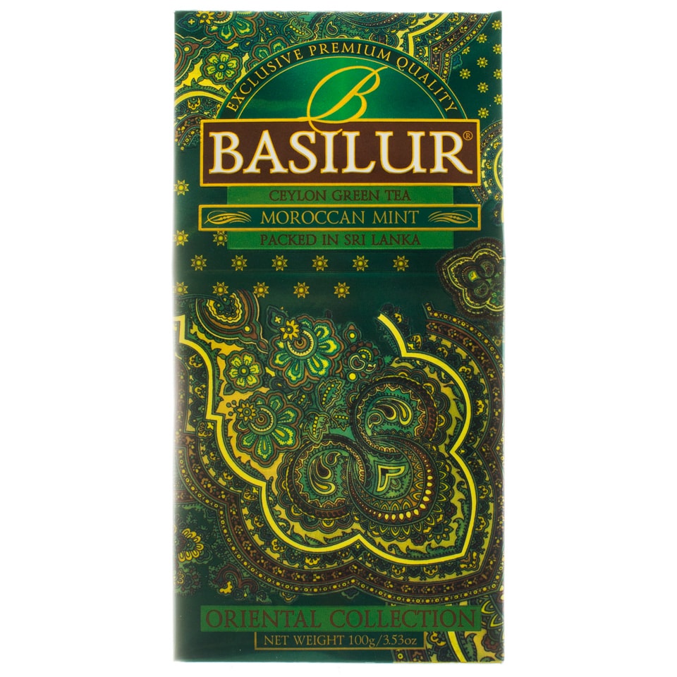 Basilur | Ceai verde Oriental Collection Moroccan mint rezerva