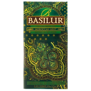 Basilur | Ceai verde Oriental Collection Moroccan mint rezerva 100g