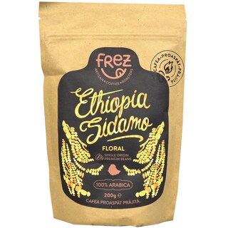 Frez | Cafea prajita boabe Ethiopia Sidamo 200g
