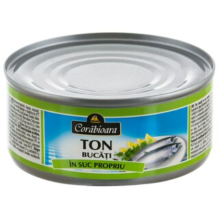Corabioara | Ton bucati in suc propriu 160g