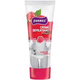 Farmec | Crema depilatoare TEENager zmeura 150ml