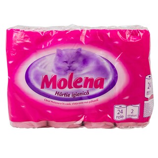 Molena | Hartie igienica 2 straturi 24 role