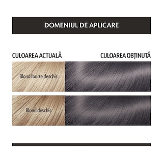 Loncolor | Vopsea Oil Fusion 4.1 Saten cenusiu mediu