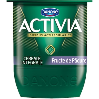 Activia | Iaurt cu cereale integrale si fructe de padure, 2.8% grasime 125g