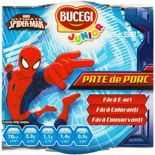 Bucegi | Junior | Pate de porc Editia Spiderman 120g