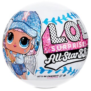 LOL | Papusa Surprise All Star B.B.s, Baseball, 8 Surprize, diverse modele
