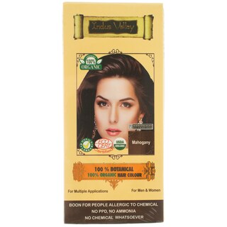 Indus Valley | Vopsea de par ecologica, Mahogany 120g