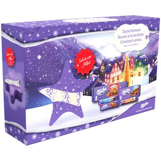 Milka | Ciocolata Xmas mix star 492g