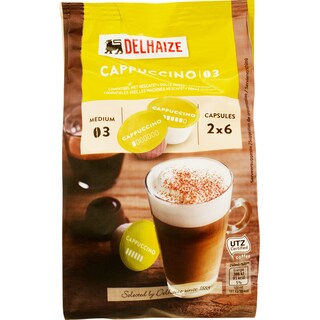 Delhaize | Cafea Cappuccino 03, 6x2 capsule