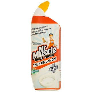 Mr Muscle | Detergent lichid pentru toaleta cu inalbitor 750ml
