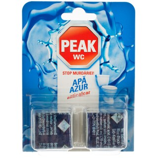 Peak WC | Tablete anticalcar pentru toaleta Apa Azur 2 bucati 2x50g