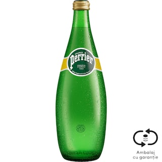 Perrier | Apa minerala natural carbogazoasa 750ml
