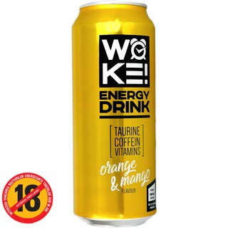 WOKE | Energizant cu gust de mango si portocale 500ml