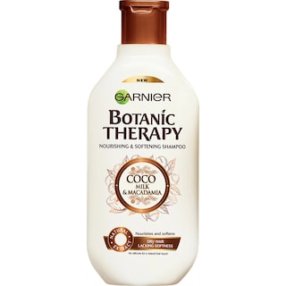 Garnier | Botanic Therapy | Sampon pentru par uscat cu lapte de cocos si nuci de Macadamia 250ml