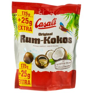 Casali | Bomboane umplute cu rom si cocos 175g+43.75g