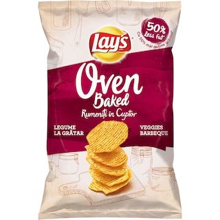 Lay's | Chipsuri din cartofi, rumeniti cu gust de legume la gratar 125g