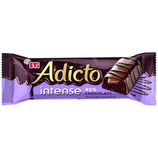 Eti | Adicto Intense | Prajitura cu crema si glazura de ciocolata 35g