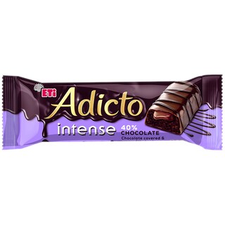 Eti | Adicto Intense | Prajitura cu crema si glazura de ciocolata 35g