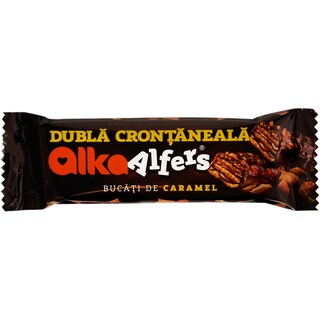 Alka | Alfers | Napolitana cu crema de cacao si caramel 35g