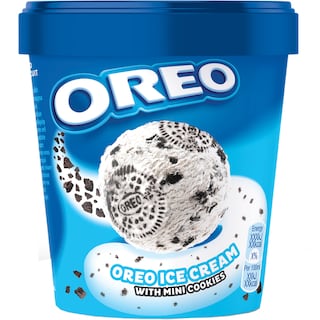 Oreo | Inghetata cu aroma de vanilie cu biscuiti sandwich 332g