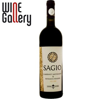 Sagio | Vin rosu cupaj din soiurile: Cabernet Sauvignon si Feteasc 0.75l