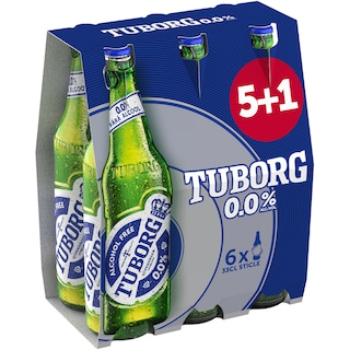 Tuborg | Bere fara alcool 5+1x0.33L