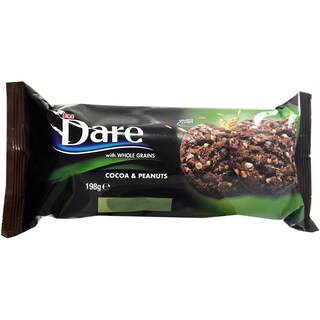 Biscuiti cu cereale integrale, cacao si arahide 198g