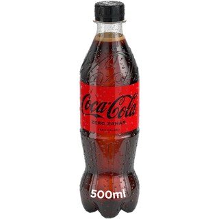 Coca-Cola Zero Zahar | Bautura racoritoare carbogazoasa cu indulcitori 500ml
