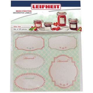 Leifheit | Set 20 etichete pentru borcane, diverse modele