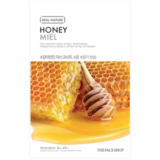 Real Nature | Masca faciala pentru luminozitate si hranire cu Miere 20g