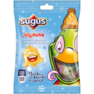 Sugus | JellyMania | Jeleuri gumate cu arome de fructe, Clopotel 150g