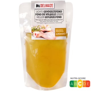Delhaize | Fond din carcasa de pui, cu plante aromatice 220ml