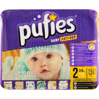 Pufies | Scutece sensitive mini 24 bucati