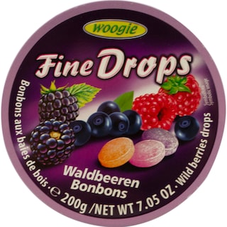 Woogie | Fine Drops | Dropsuri cu aroma de fructe de padure 200g