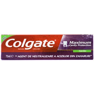 Colgate | Pasta de dinti Maximum Cavity Protection Fresh Mint 75ml