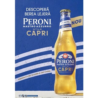 Peroni Nastro Azzurro | Stile Capri | Bere blonda 0.33L