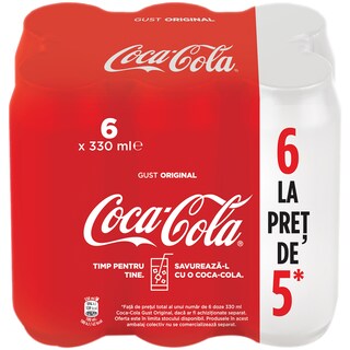 Coca-Cola | Bautura racoritoare carbogazoasa 6x330ml