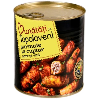 Bunatati de Topoloveni | Sarmale cu carne de porc si vita 760g