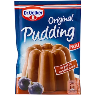 Dr. Oetker | Original Pudding | Budinca cu gust de ciocolata si rom 50g
