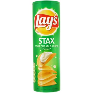 Lay's | Stax | Chips cu aroma de smantana 170g