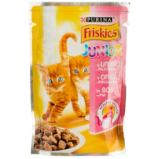 Friskies | Hrana pentru pisici Junior cu pui 100g