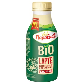 Napolact Bio | Lapte 3.8% grasime 330ml