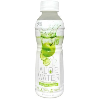 Pure Plus | Bautura racoritoare necarbogtazoasa cu aroma de castravete si mar 500ml