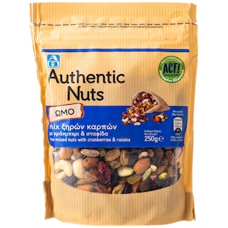 AB | Amestec cu nuci, merisoare si stafide 250g